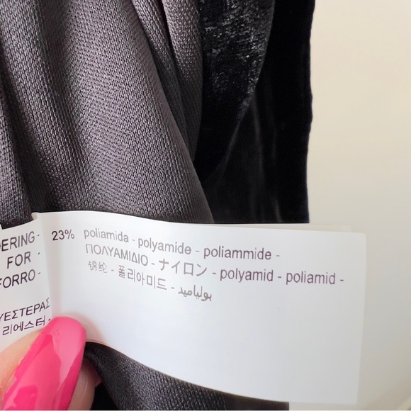 Zara Velvet Steampunk Cosplay Goth Black Halter Open Back Vest Women’s Large - Picture 10 of 15